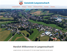 Tablet Screenshot of langenneufnach.de